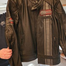 Leather Harley Davidson Biker Jacket