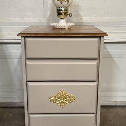 Vintage Wooden Nightstand ( One) 