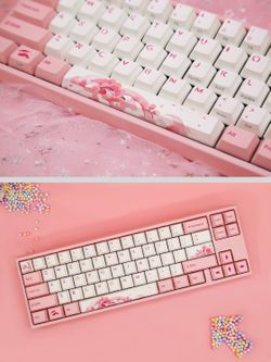 Varmilo Ducky x Miya Mac Pro Sakura Mechanical Keyboard (Cherry MX Red)