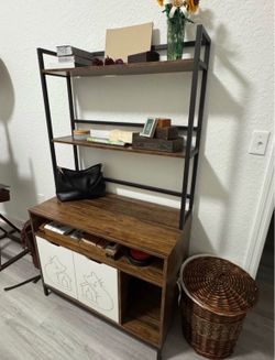 Bookcase with Litterbox compartment