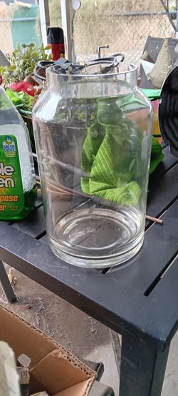 Crystal Glass Jar