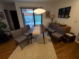Dining Chairs-Gray Upholstered- $12 for All