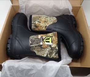 mens size 13 Rubber Boots Neoprene Insulated with Steel Shank