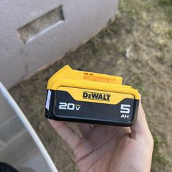 Dewalt 20V Lithium Ion 5.0Ah Battery 