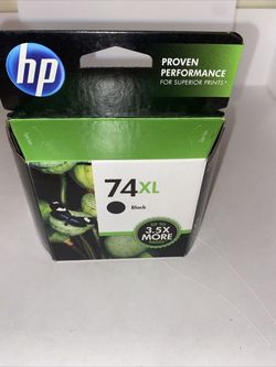 HP 74XL BLACK INK CARTRIDGE & HP 75XL TRICOLOR INK CARTRIDGE