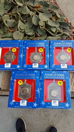 Hallmark coin ornaments. New