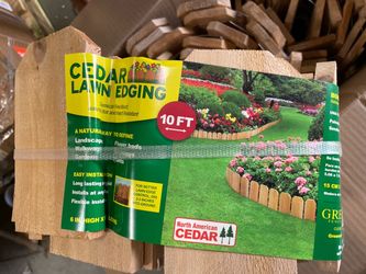 New Cedar lawn edging 10ft