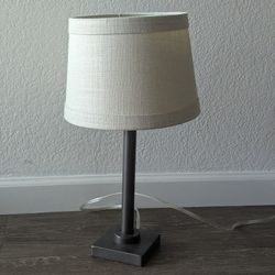 Table Lamp Linen Shade 