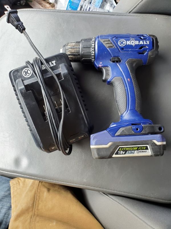 Kobalt 18v lithium ion drill/battery/charger for Sale in Front Royal