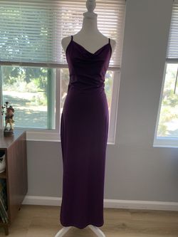 Medium Long Purple Dress