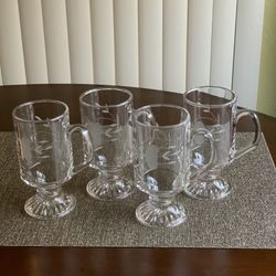 Princess House Heritage Irish Mugs (Set Of 4)***New No Box/Nuevos No Caja***