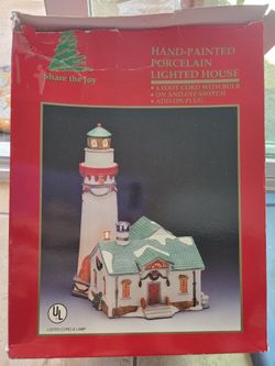 Hand Painted Porcelain Lighthouse