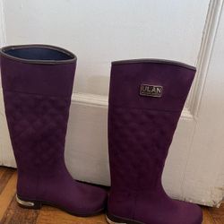ULAN Purple/Raspberry Quilted Boots