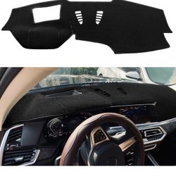 Fcovergurus Dash Cover Mat Custom Fit for BMW X5 X5M 2019-2023, X6 X6M 2020-2023,X7 2019-2022 w/Cutout for HUD w/o Speaker, Dashboard Cover Pad Carpet