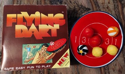 Vintage Flying Dart indoor/outdoor game from Koram, 1976