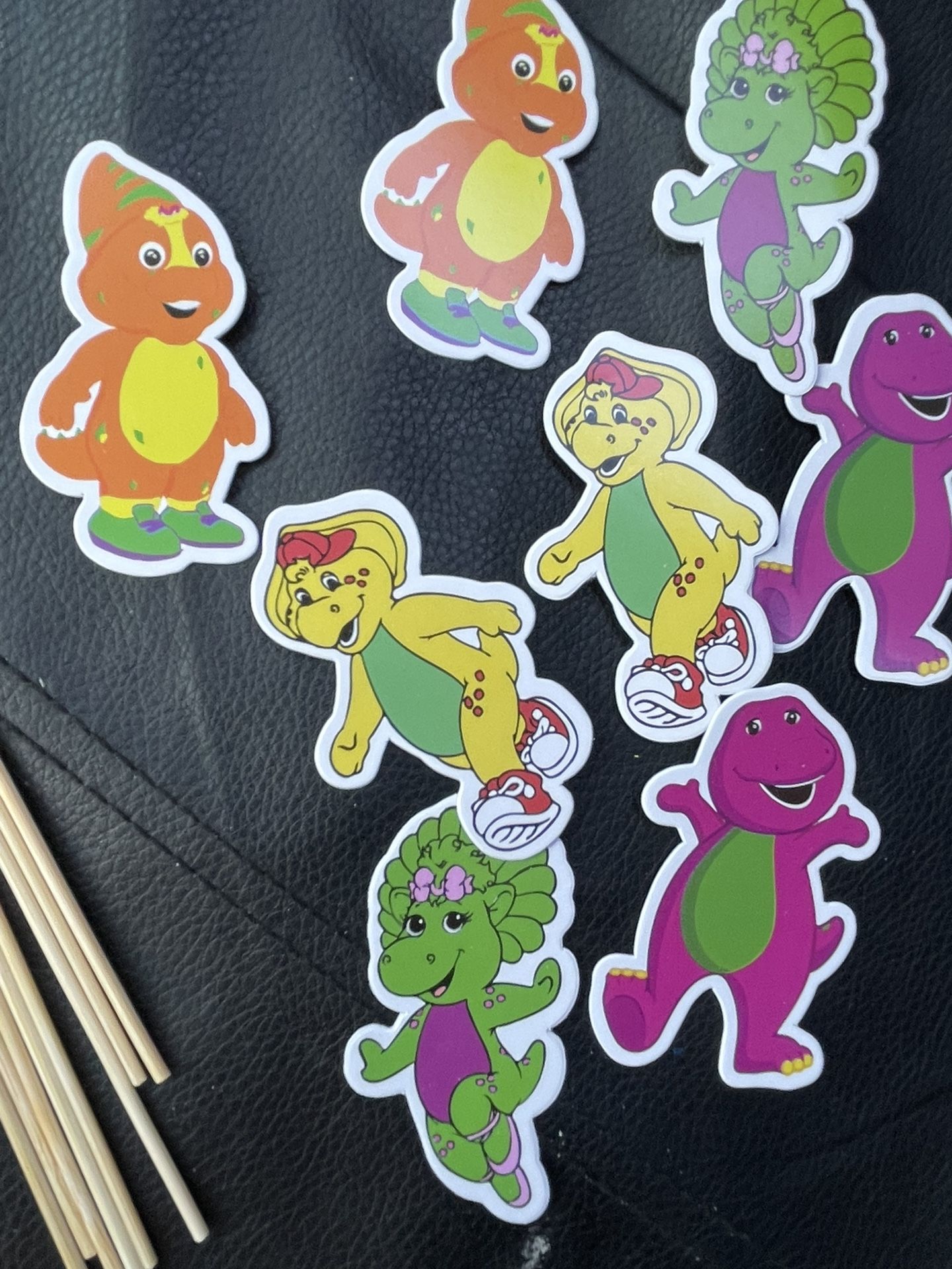 Barney And Friends Cupcake Toppers