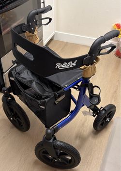 RollisRoll 4-Wheel Rollator Walker