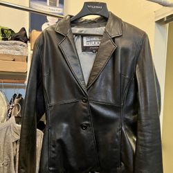 Fitted Leather Jacket 