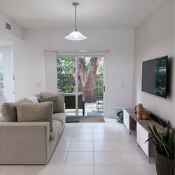 Deluxe Cloud-Style Sectional Sofa – 80” (Khaki)