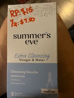 Summer's Eve Extra Cleansing Vinegar & Water Douche 2-Pack