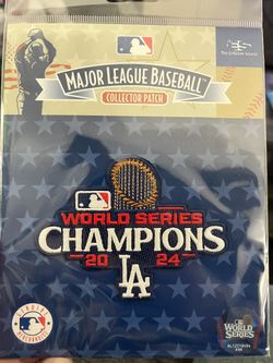 Dodgers World Series 2024 Patch 