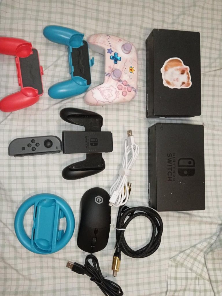 Nintendo Switch With Game An Accessories