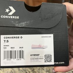 Converse Woman’s 5.5 Which Is A 7.5 True To Size 
