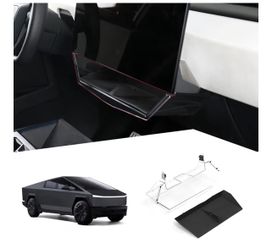 Center Console Organizer Under Screen Storage Box for 2024 2025 Tesla Cybertruck