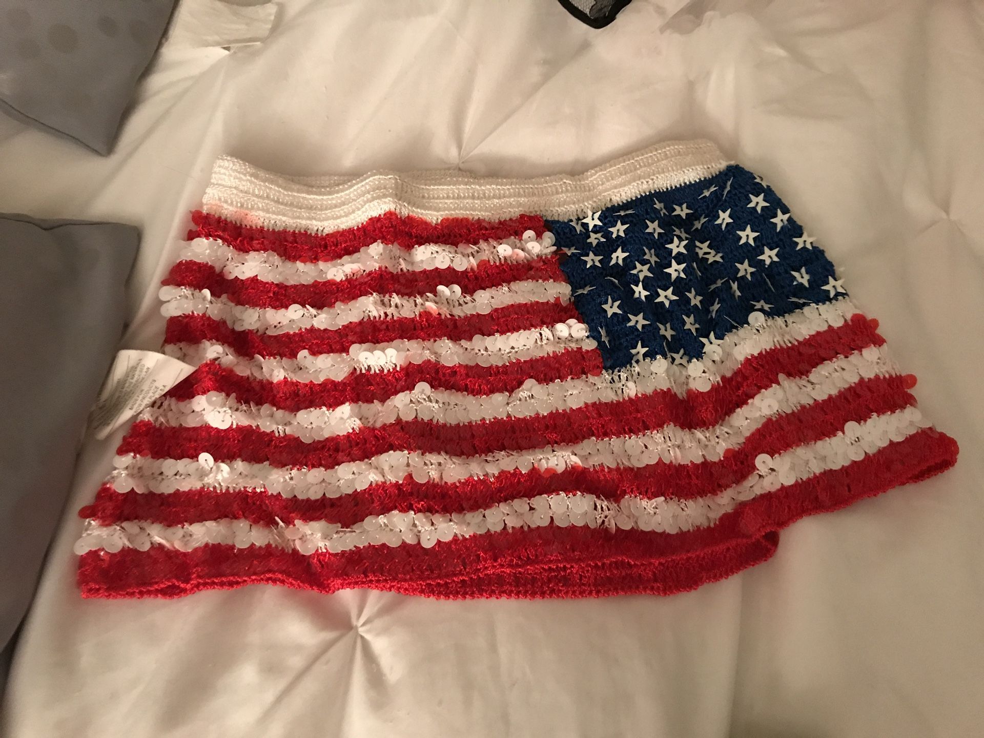 American flag skirt