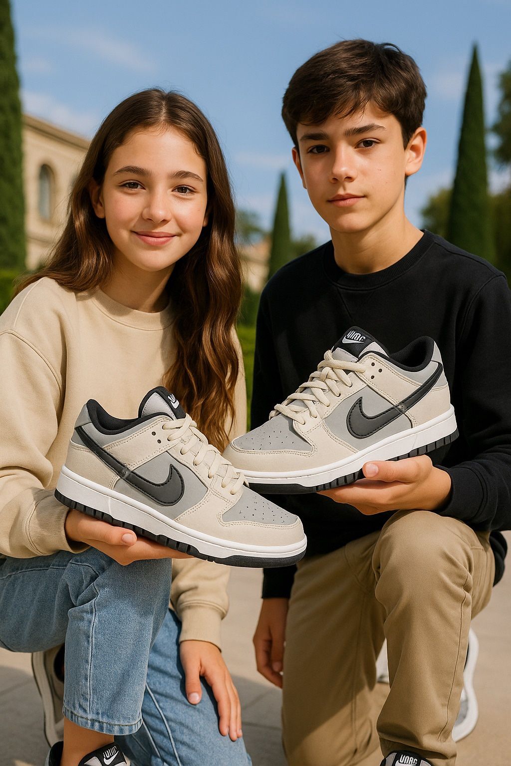 Nike Dunk Low Grey/White size 36 unisex