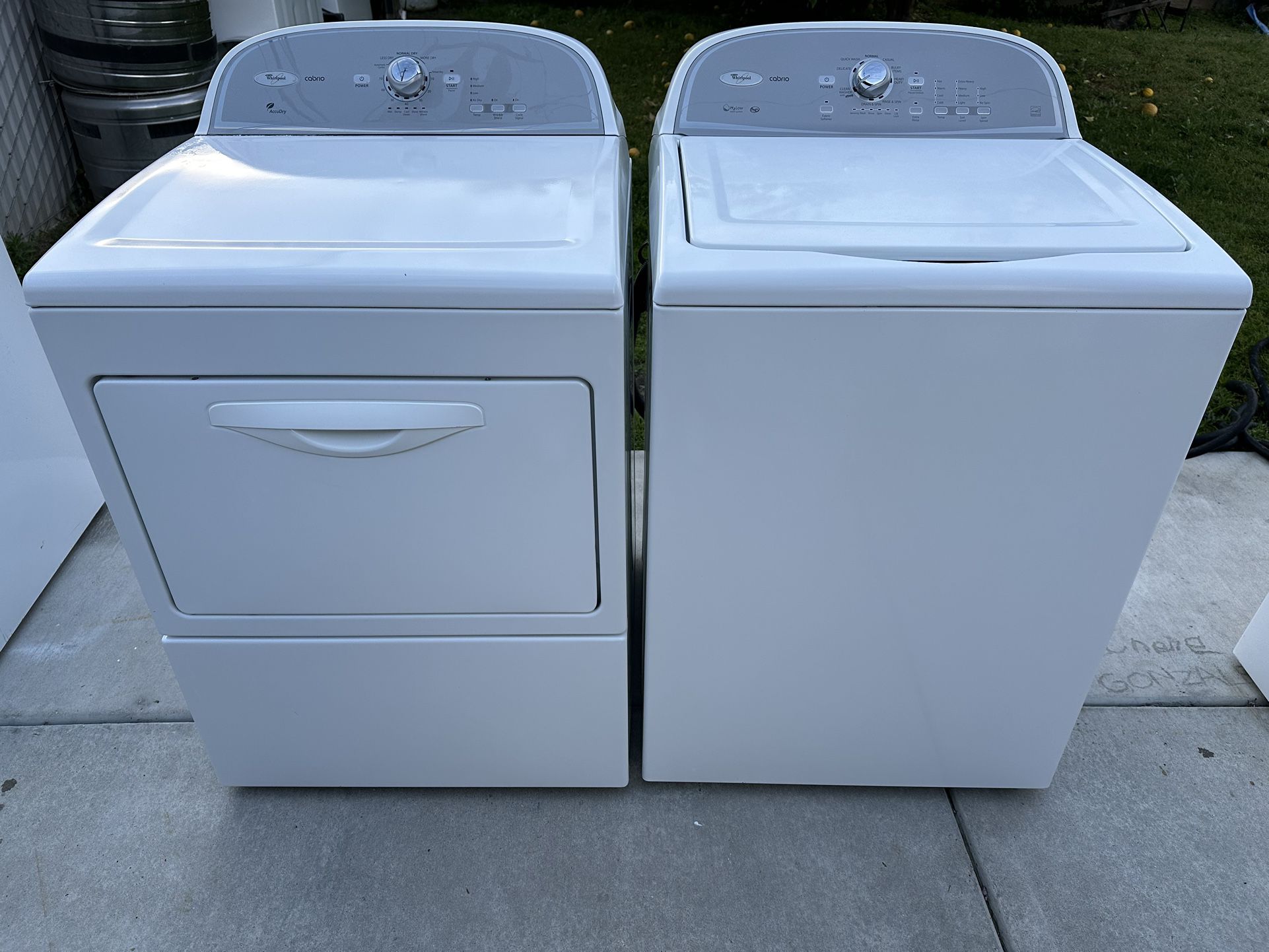 Whirlpool Washer&Dryer $440 With Warranty 