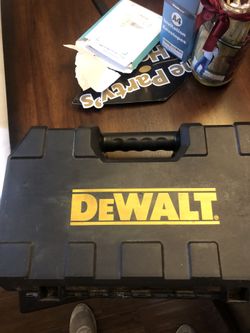 Dewalt box only for drill/hammer drill