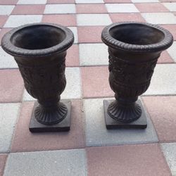 New Flower Pots Made Out Of Cement Perfect Gift 🎁 