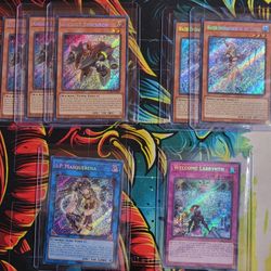 YUGIOH Battles of Legends Monstrous Revenge 7 Card Secret Rare Lot 1st Edition