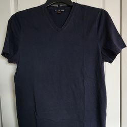 Navy V-neck T-shirt