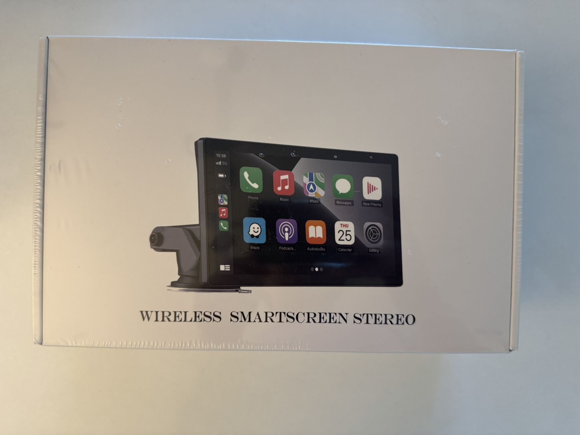 Portable Apple Carplay Screen For Car, 9" Wireless Apple Carplay & Android Auto,4K Dash Cam,1080p Backup Camera DVR,Car Audio Receivers GPS Navigation