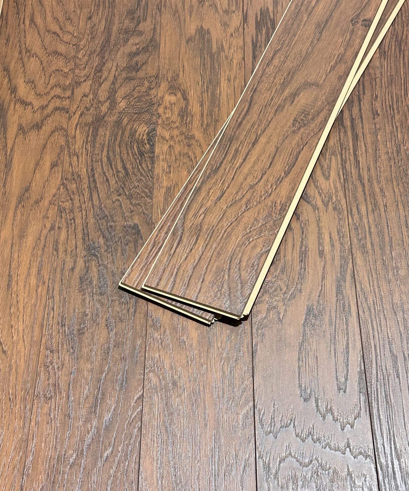 ✅Harmonics Savannah Hickory Laminate Flooring Pad Attached✅