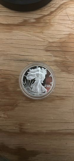 2001-W proof silver eagle