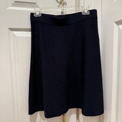 Cabi Navy Blue Knit Skirt 