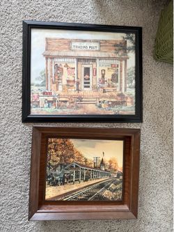 Blue ridge railroad picture frame and Uncle Joes frame