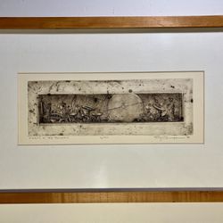 1999 Etching CHAOS IN THE TOWERS / Artist Proof / Signed by the Artist