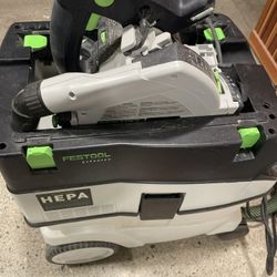 Festool Track Saw And Vacuum