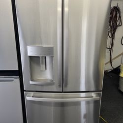 Ge Stainless Steel French Door Refrigerator 23 Cubic