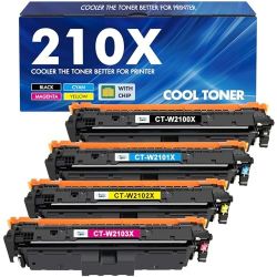 210X Toner Cartridges 4 Pack 4301fdw Compatible for HP 210X 210A 210 Toner Cartridges Replacement for HP Color Laserjet Pro MFP 4301fdw 4301fdn Pro 42
