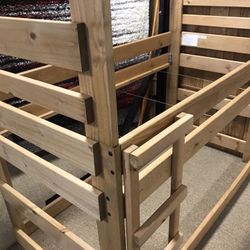Solid Wood Triple Bunkbed