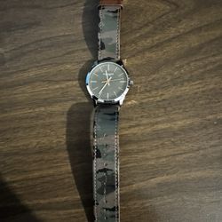 Green camo coach watch
