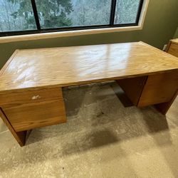 Oak Office Desk 