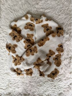 Teddy Bear Sherpa Zip-Up