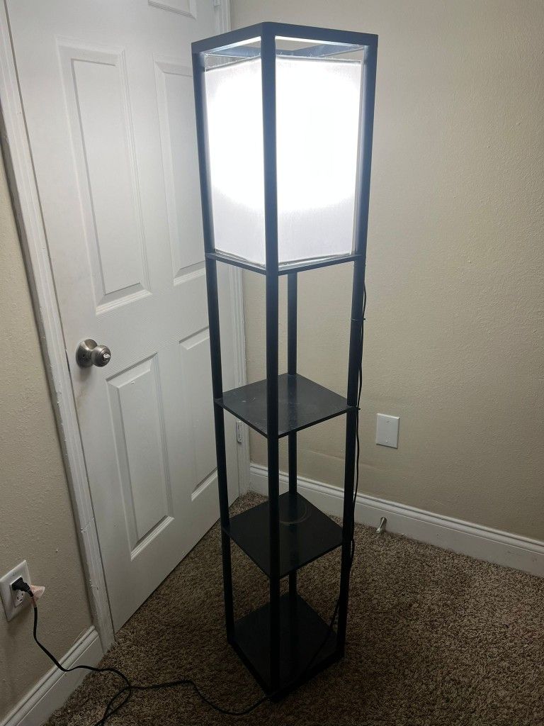 Lamp With Shelves