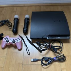 PlayStation 3 Slim Console 320GB with Accessories (see description)